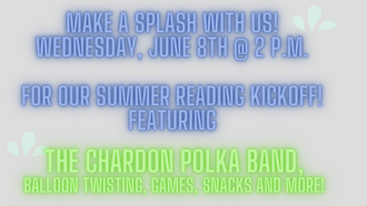 Summer Reading Kick Off Party 
